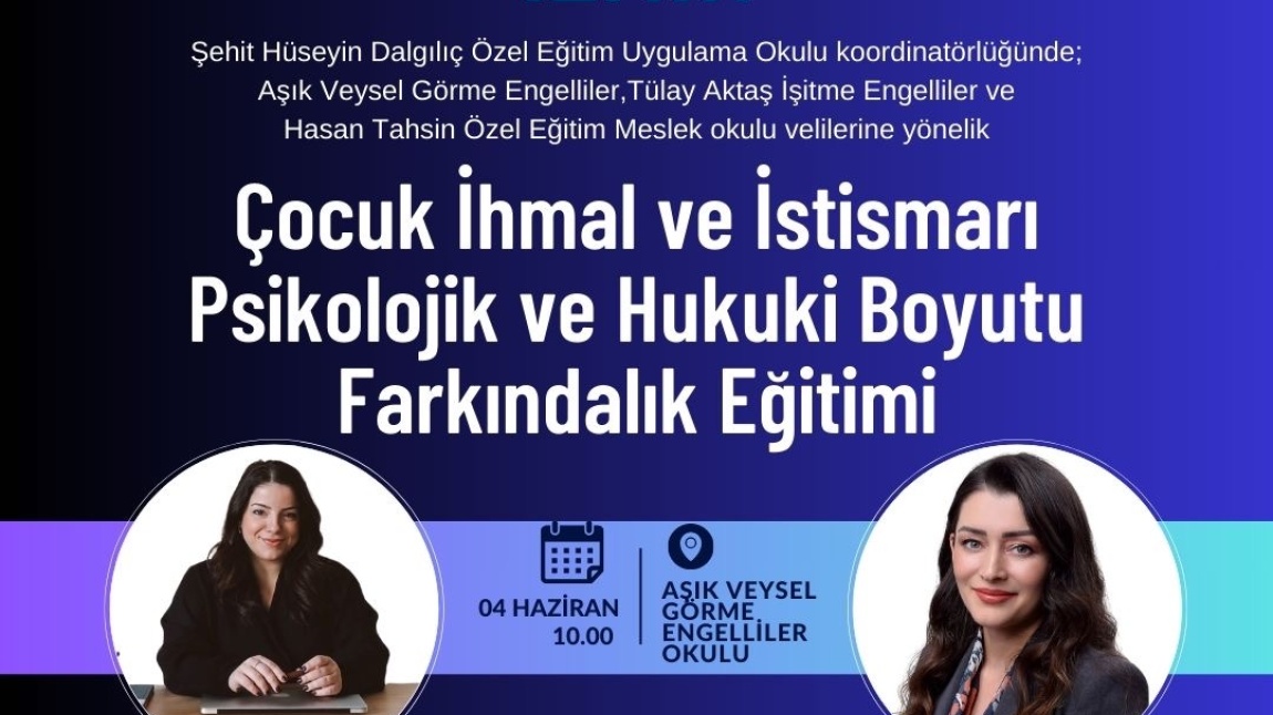 Çocuk İhmal ve İstismarı Farkındalık Eğitimi